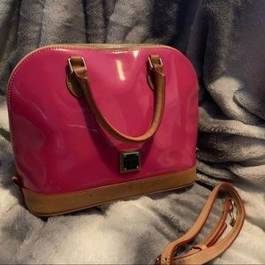 Dooney & Bourke “Fuchia Zip Zip Sachel”